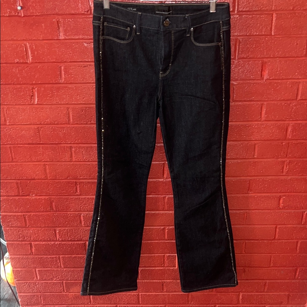 White House Black Market Dark Flare Jeans